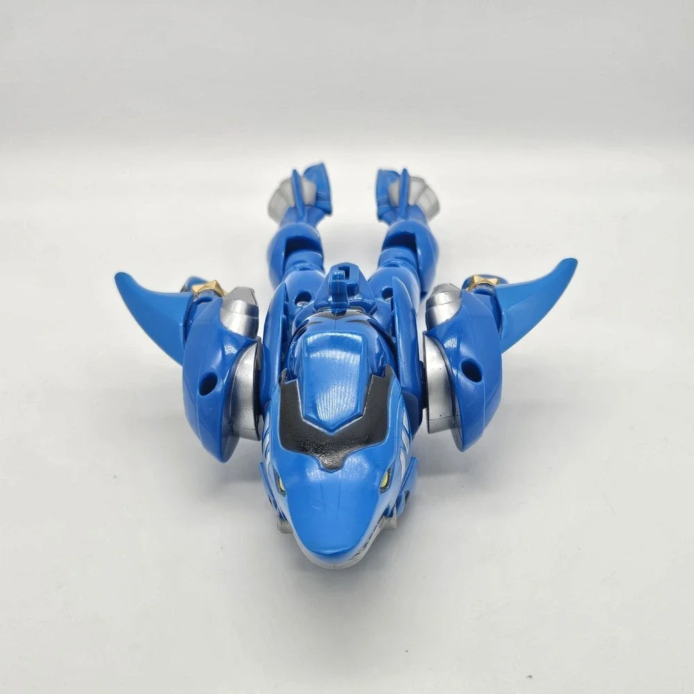 2007 Bandai Power Rangers Jungle Fury Animorphin Blue Shark Transforming Action